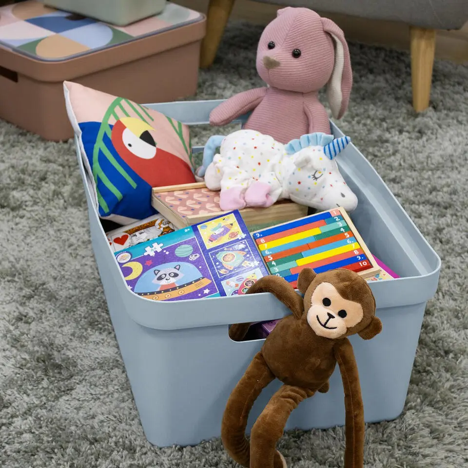 Sunware opbergbox Sigma - kunststof - 45L - lichtblauw