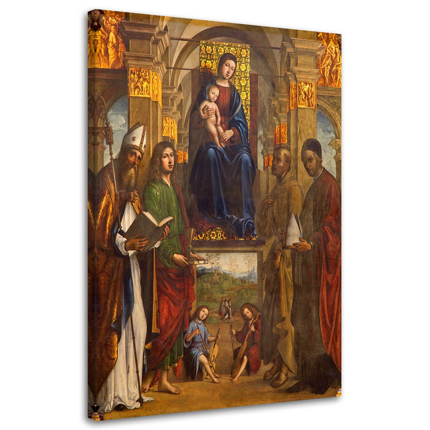 Feeby Obraz na płótnie Madonna i święci Bolonia 40x60