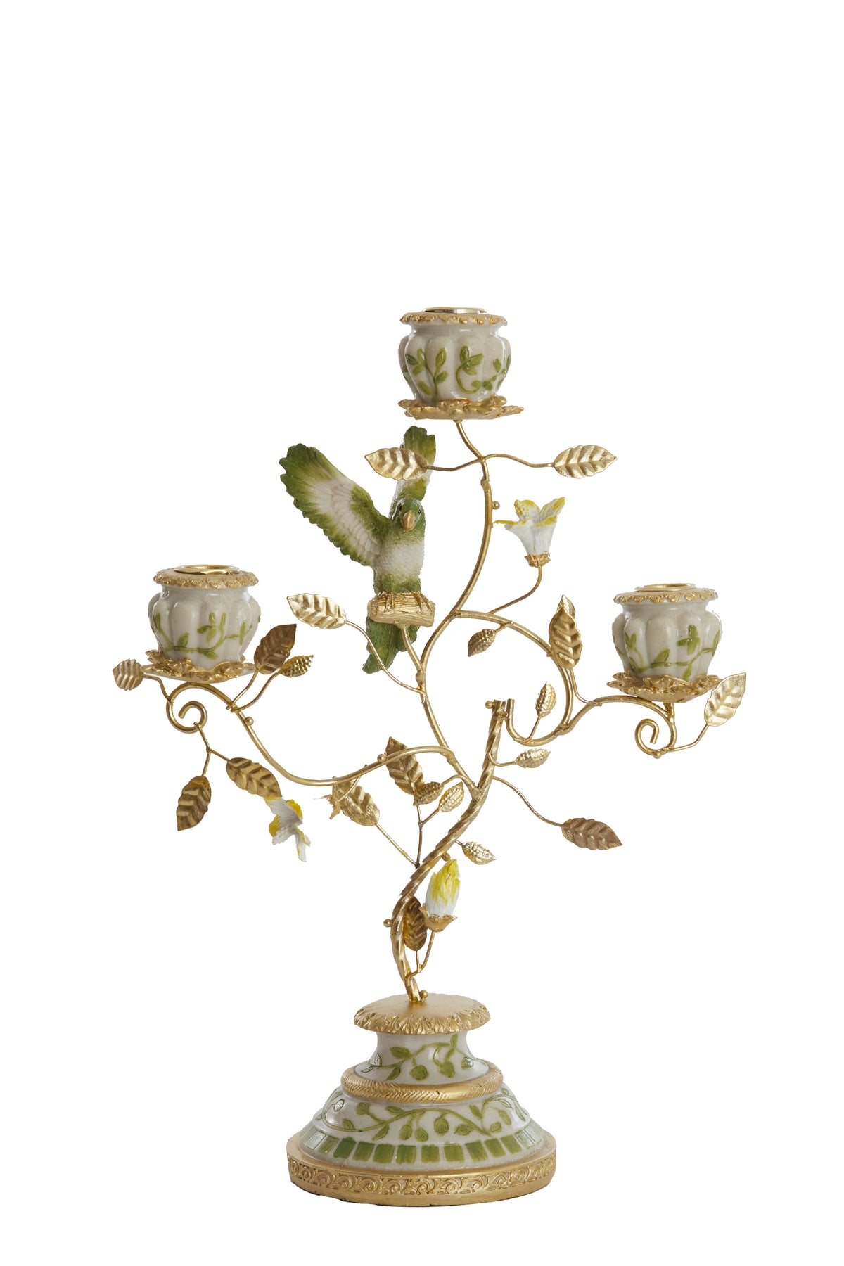 Light & Living kandelaar PARROT - 26x13x37cm - wit