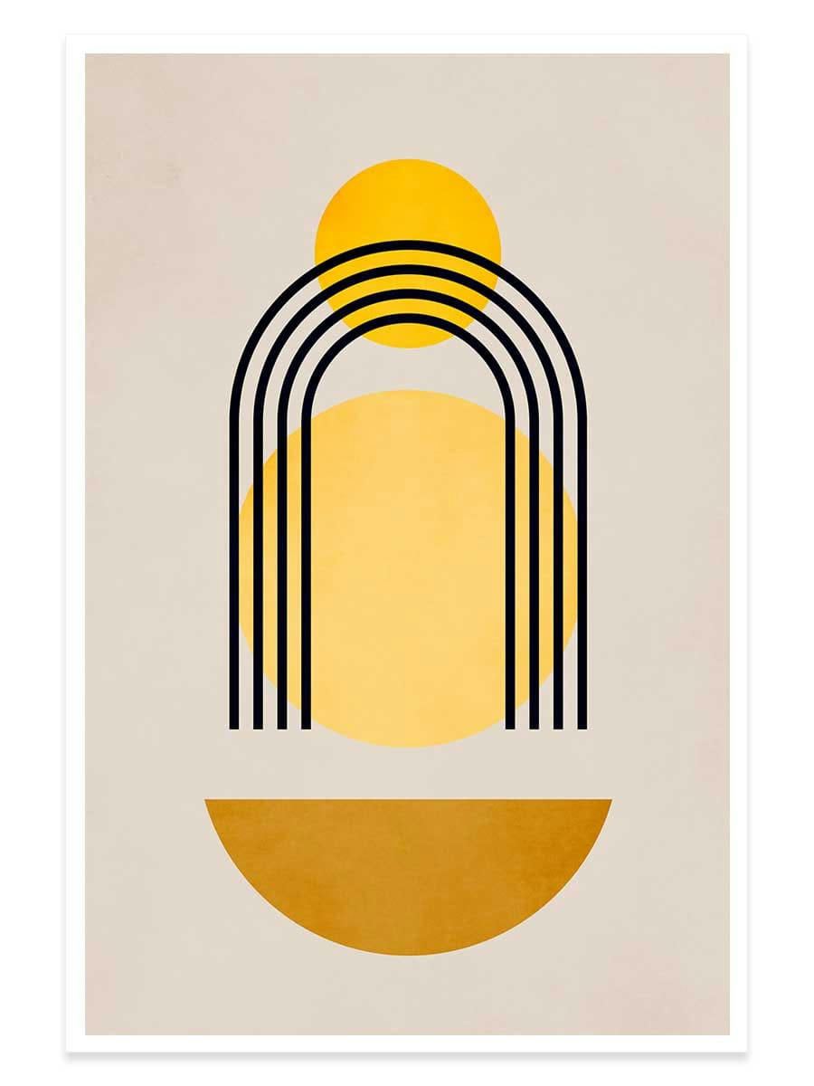 - Affiche dessin abstrait 