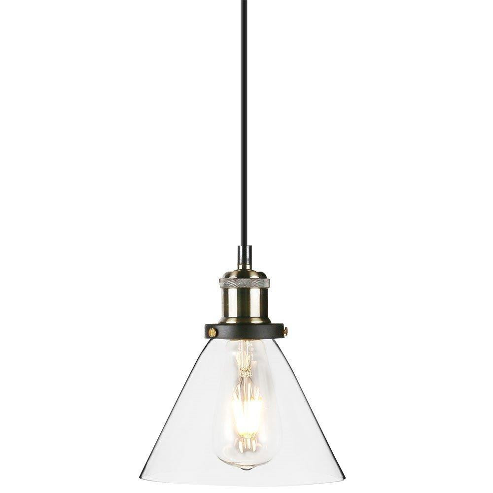 Lampa wisząca przezroczysta VT-7185 1xE27x60W wym: 111x18x18 cm V-TAC