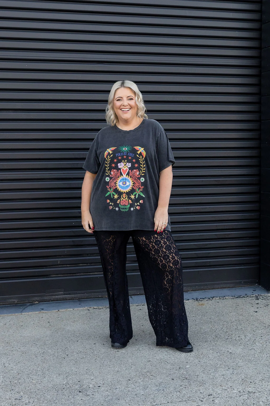 Honey Lace Pant in Black
