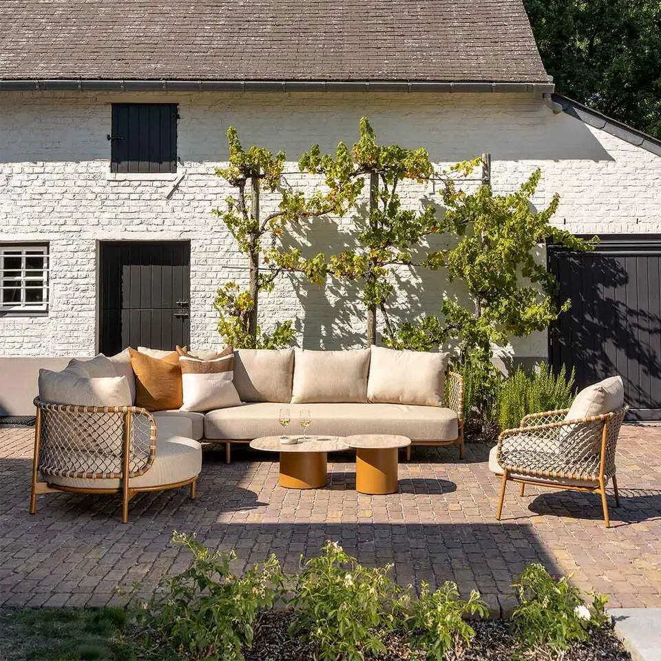 4 Seasons Martinique loungebank 3-delig - amber