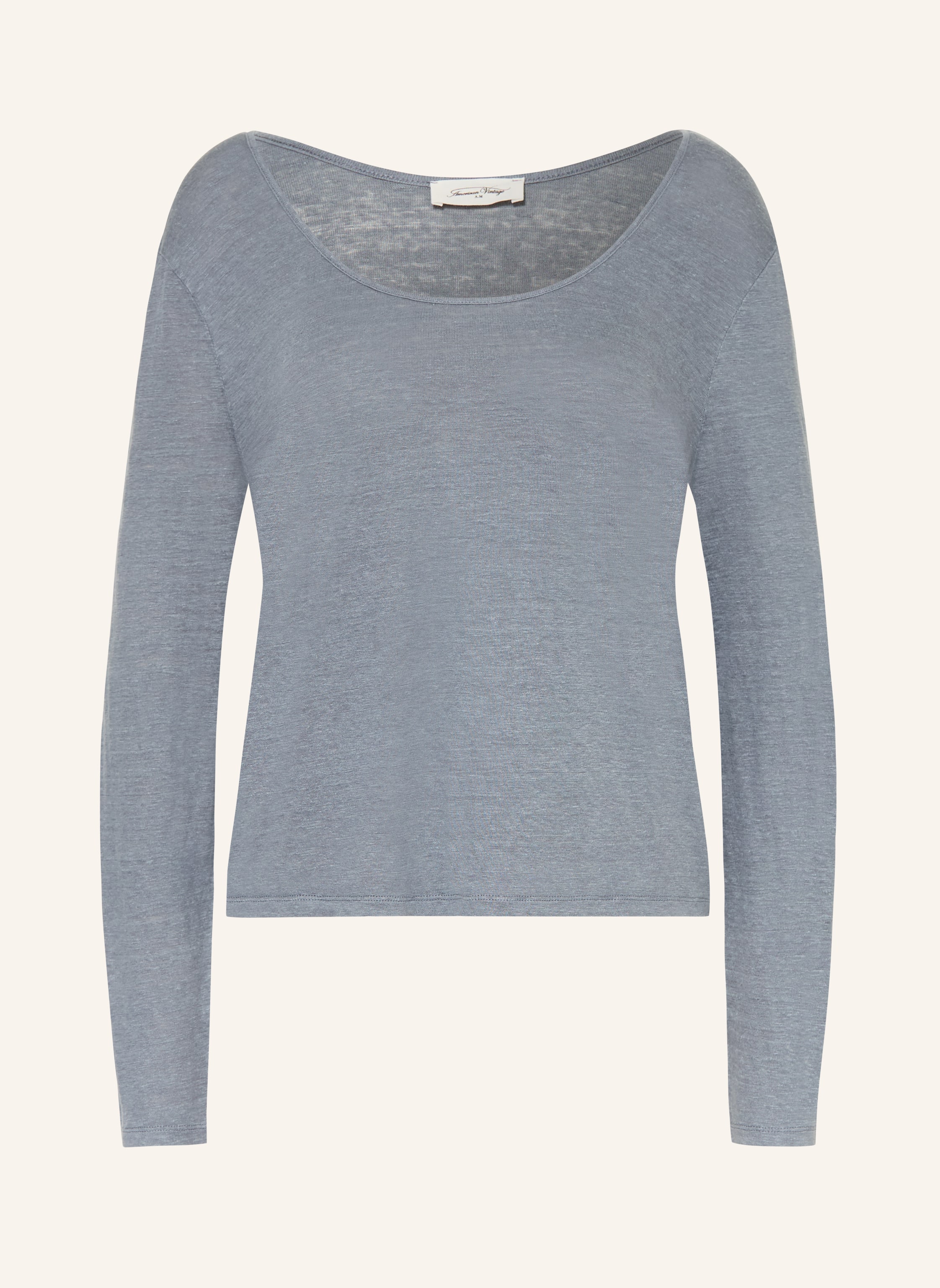 American Vintage Longsleeve DUALY aus Leinen
