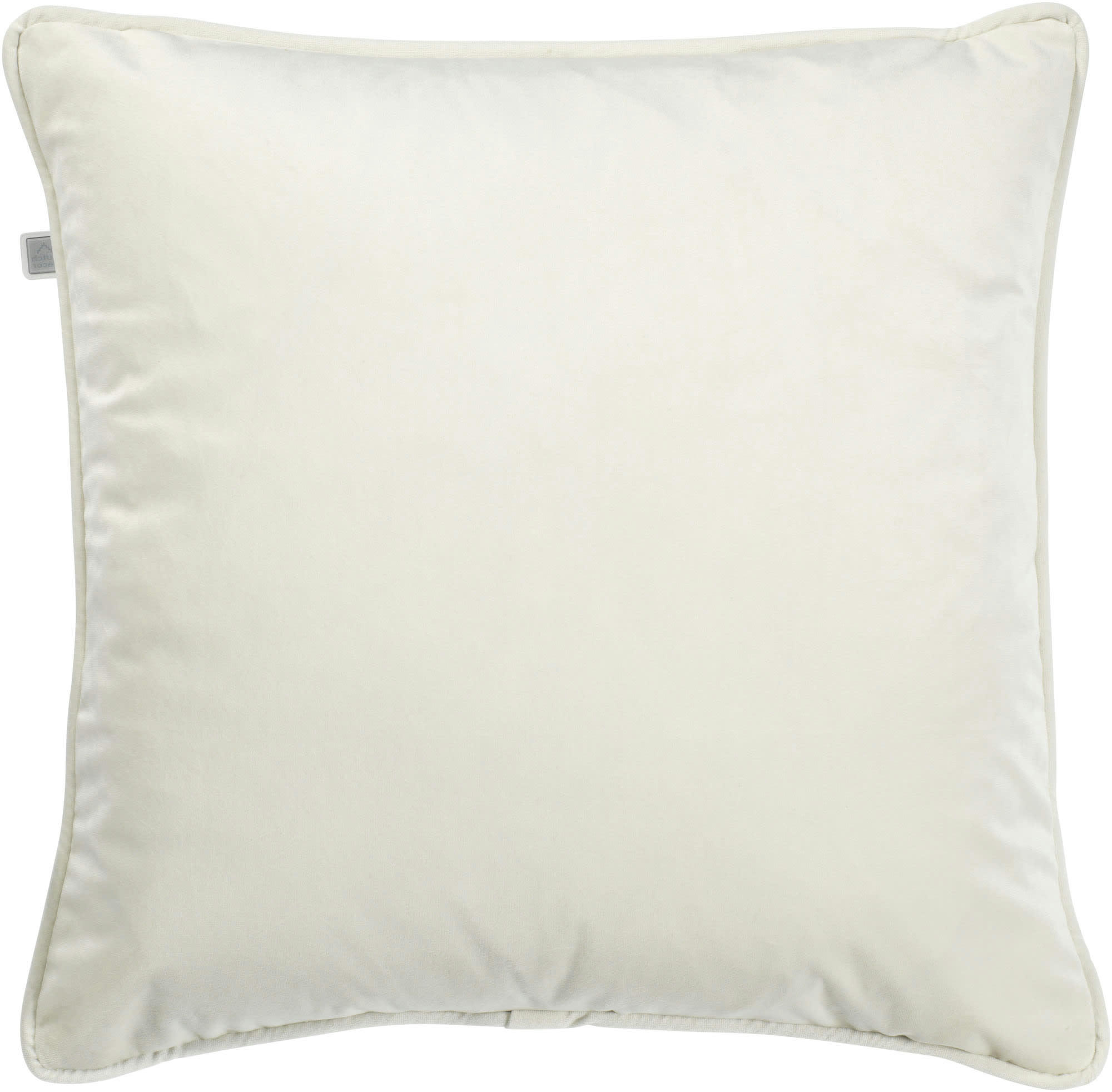 FINN - Coussin - blanc en velours 45x45 cm uni