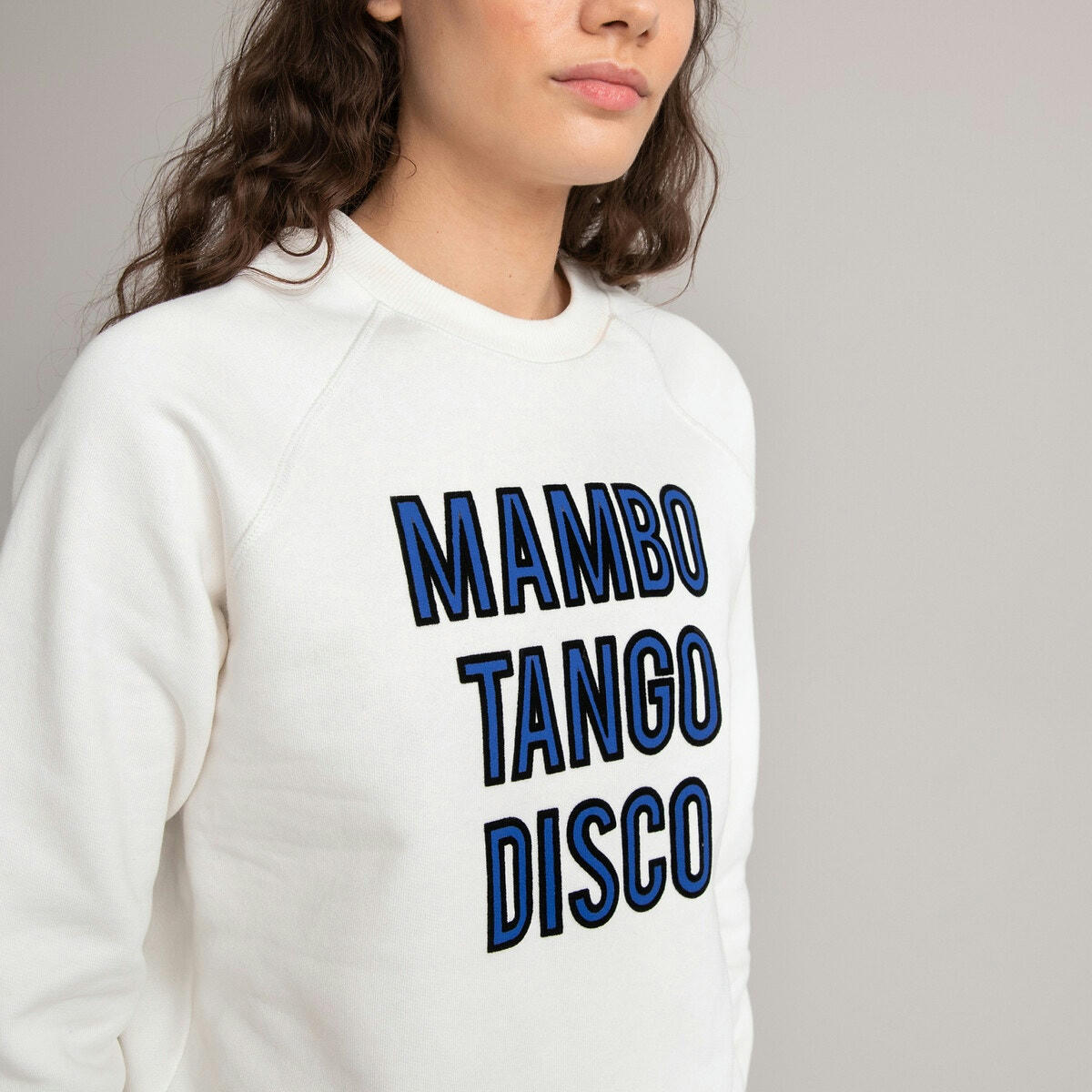 Sweat col rond, manches longues