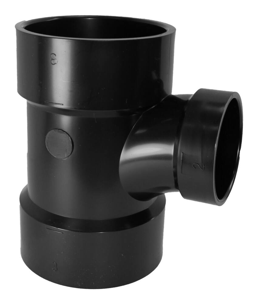 Bow 22-1/2 Degree ABS-DWV Elbow, 3-in