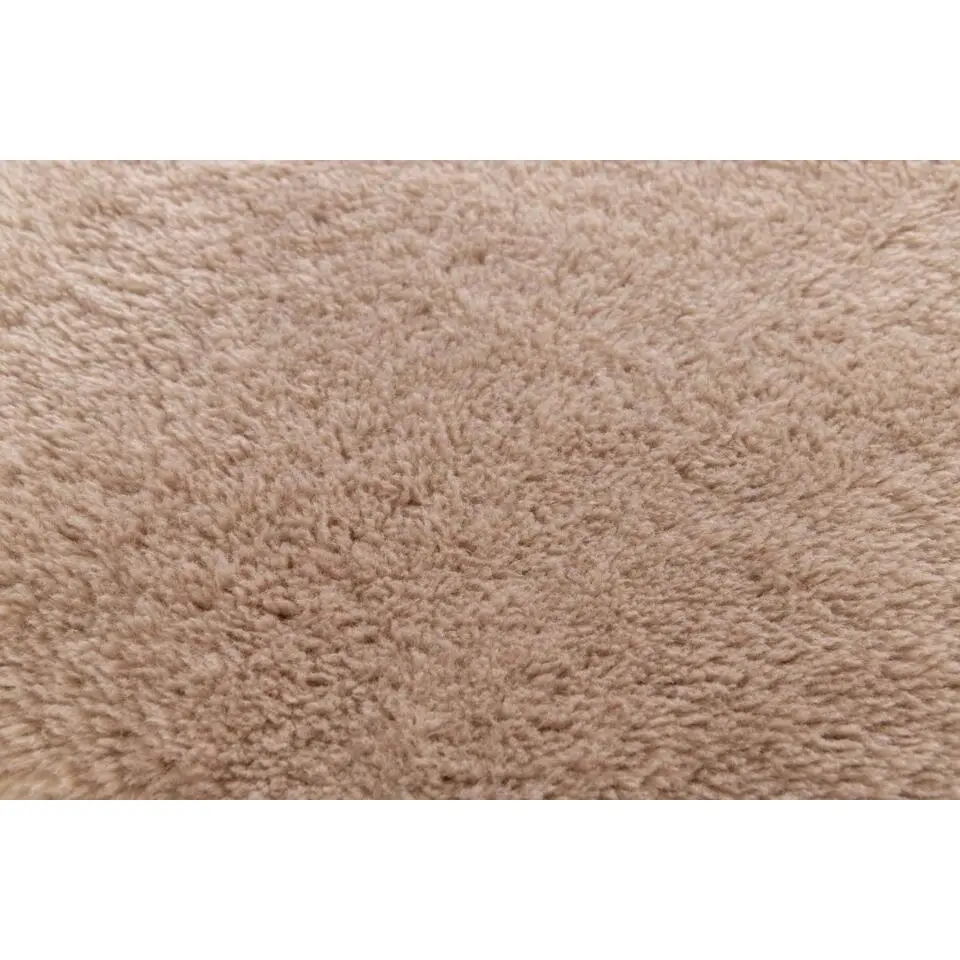 Interieur05 hoogpolig vloerkleed Furr bruin - 80 x 140 cm