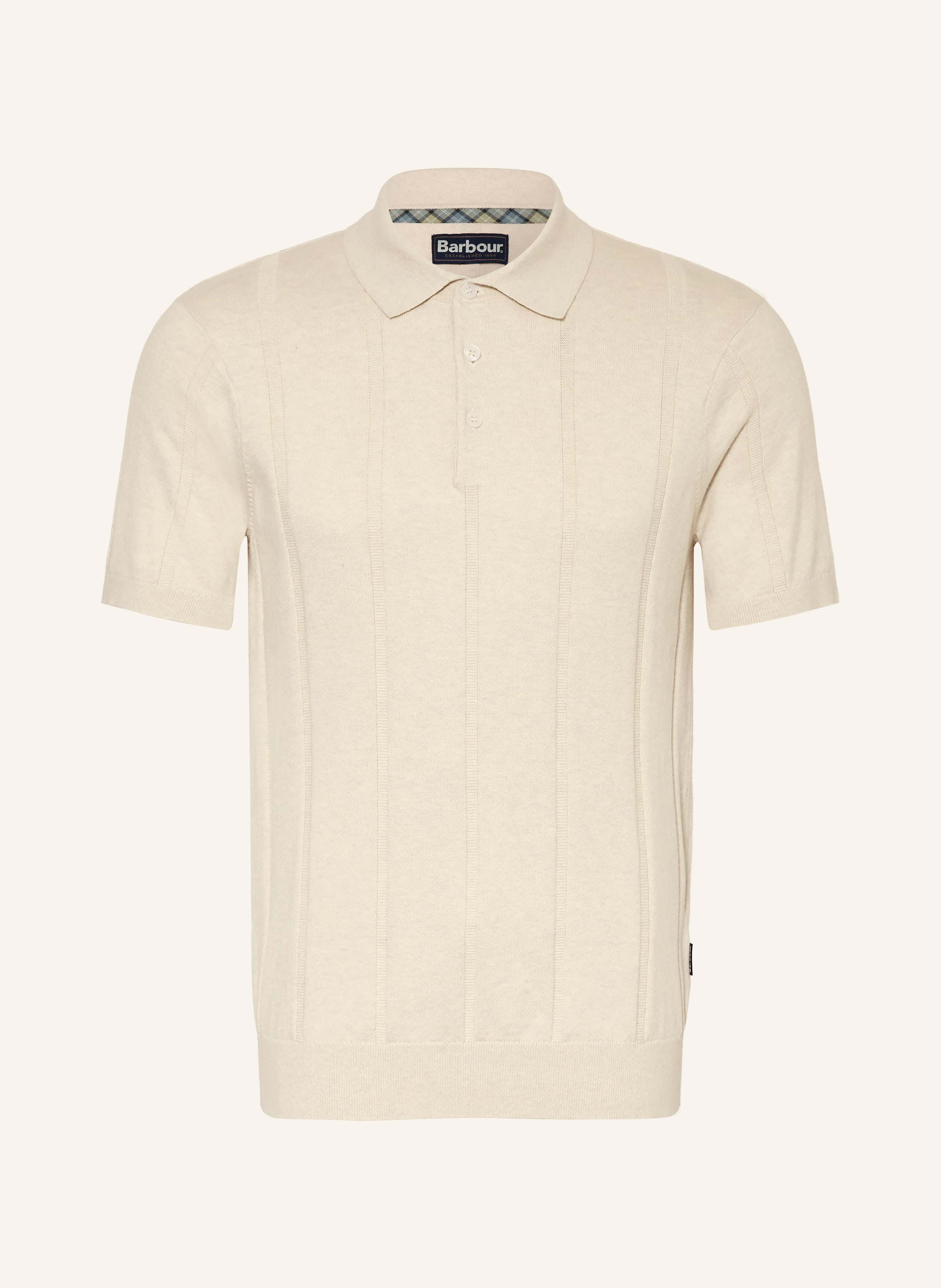 Barbour Strick-Poloshirt WELLBURN