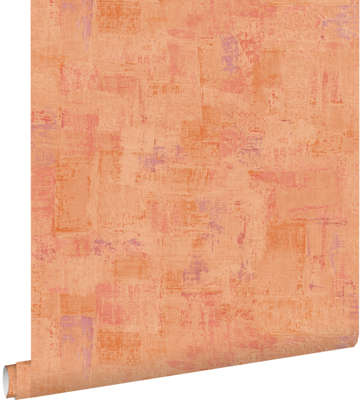 ESTAhome behang schilderachtige structuur terracotta oranje - 50 x 900 cm - 131843