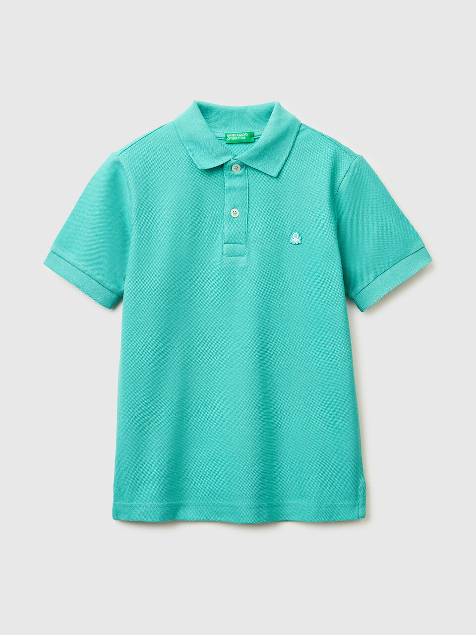 Slim fit polo in pure cotton