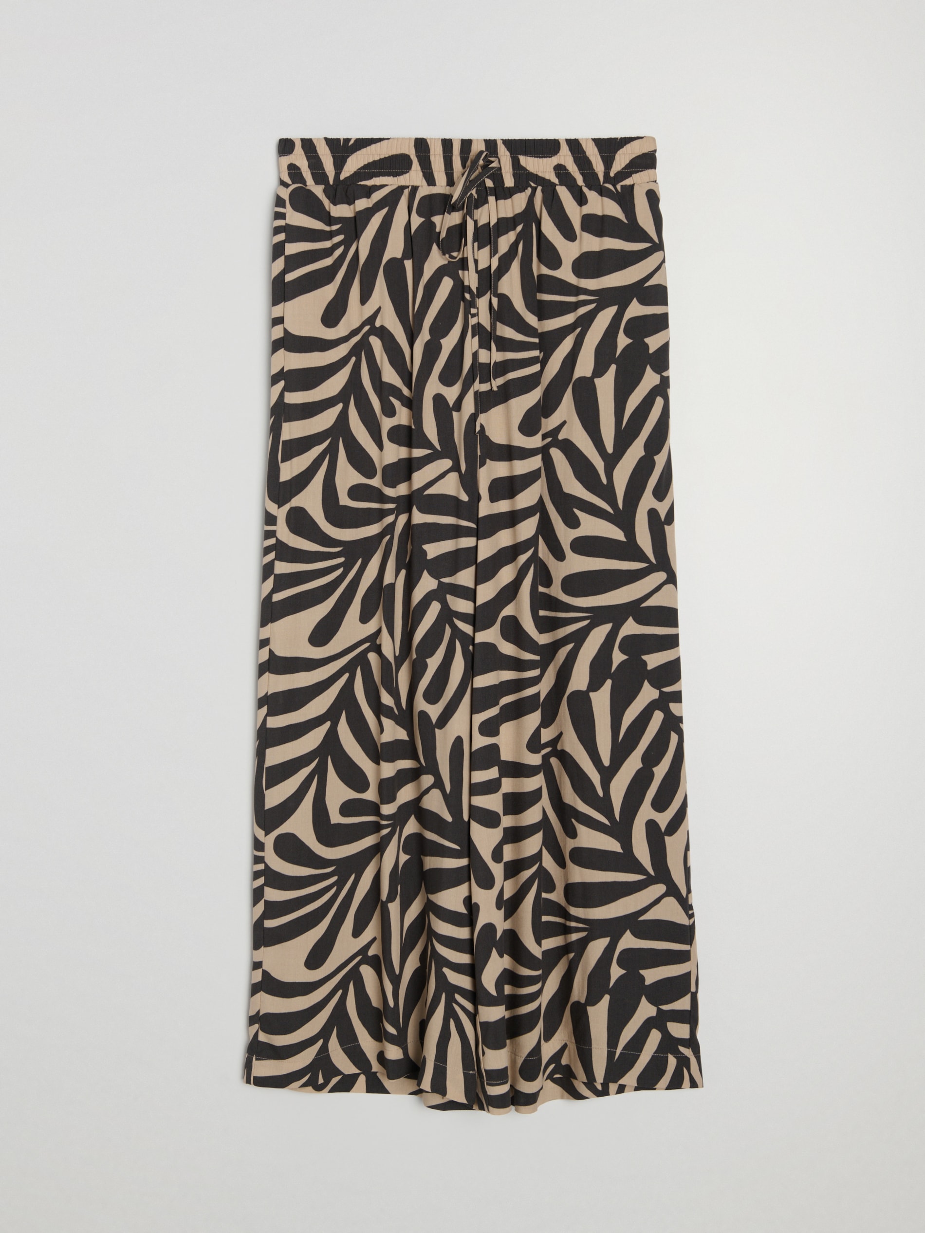 Wiskozowe spodnie culotte