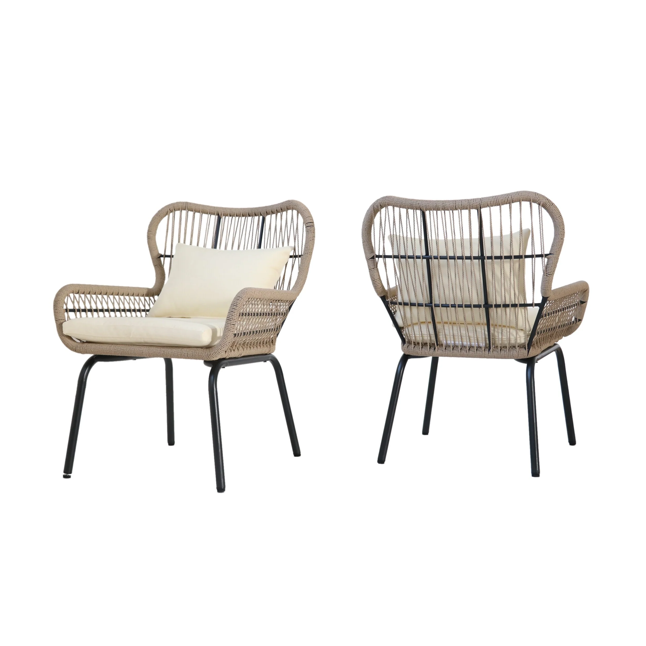 Southport Outdoor Club Chairs (Set of 2) by Christopher Knight Home