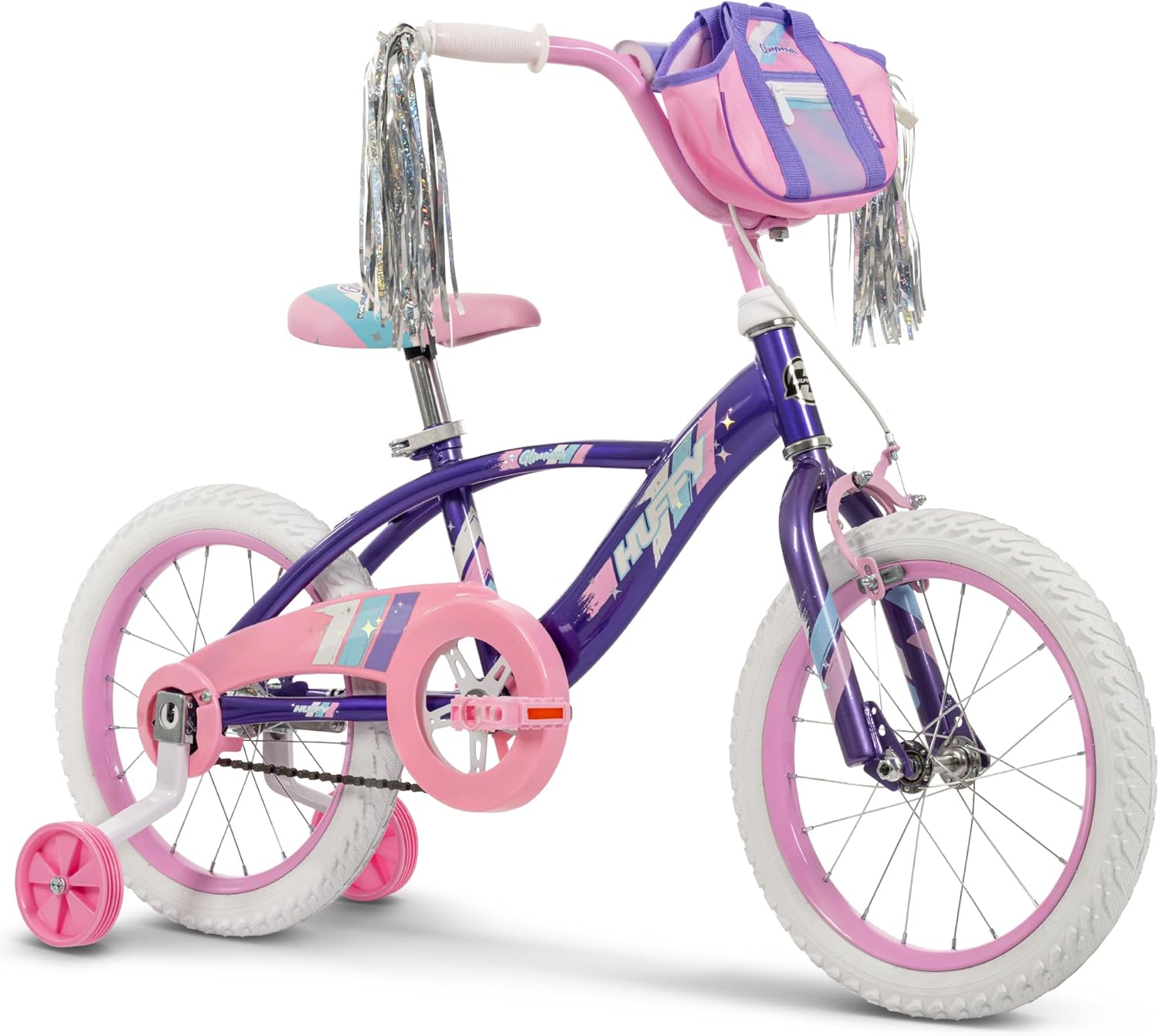 Huffy Kids 12/16 Inch Bikes, Multiple Color Options Available, Ideal for Ages 3+ Years Old, EZ Build Assembly, Removable Training Wheels, Chain Guard for Safety, Fun and Playful Designs