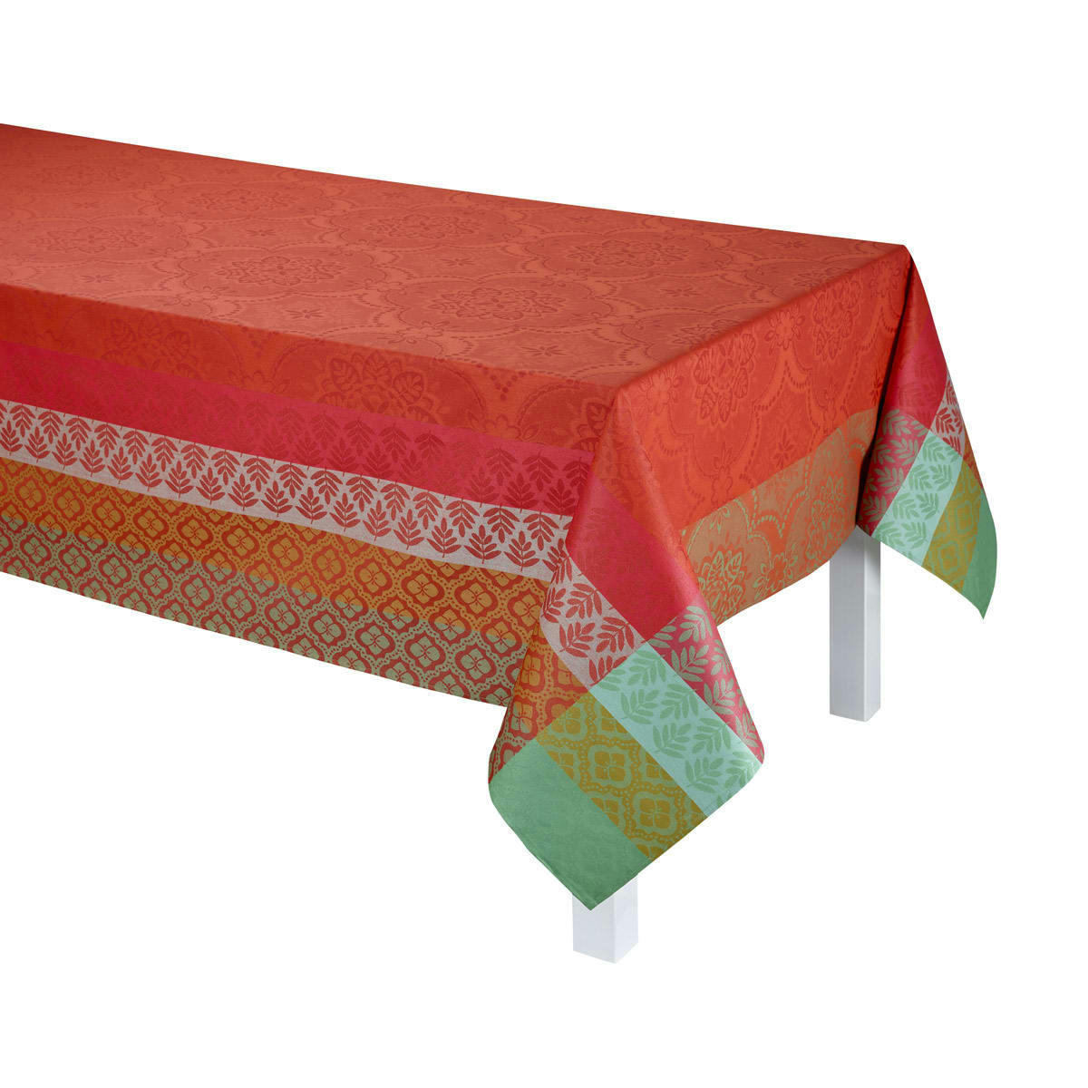 BASTIDE - Nappe en coton poivron Diam. 175