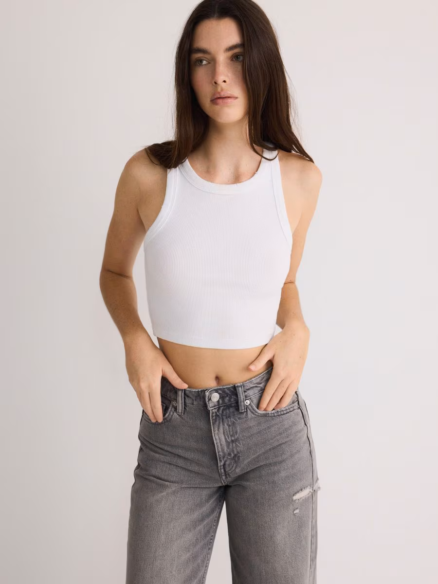 Crop Top With Aged Effect