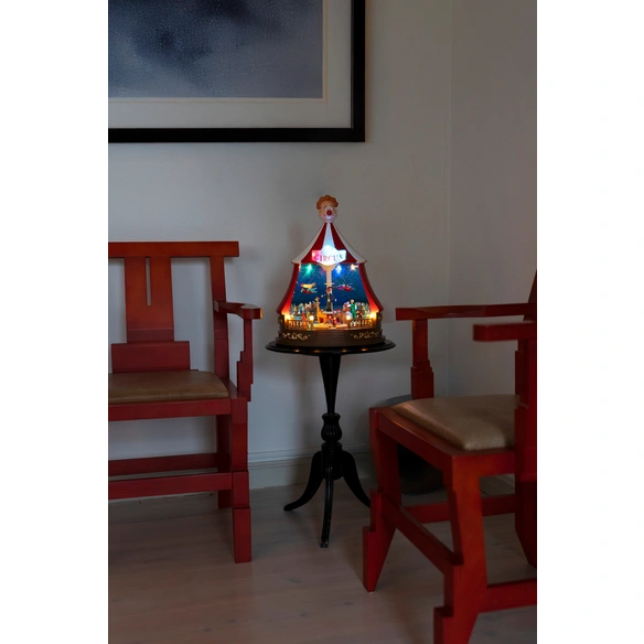 LED Szenerie, Timerfunktion, LxBxH: 34x34x45 cm, mehrfarbig