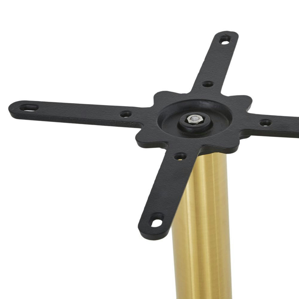 Element Business - Pied de table professionnel en métal coloris laiton H60