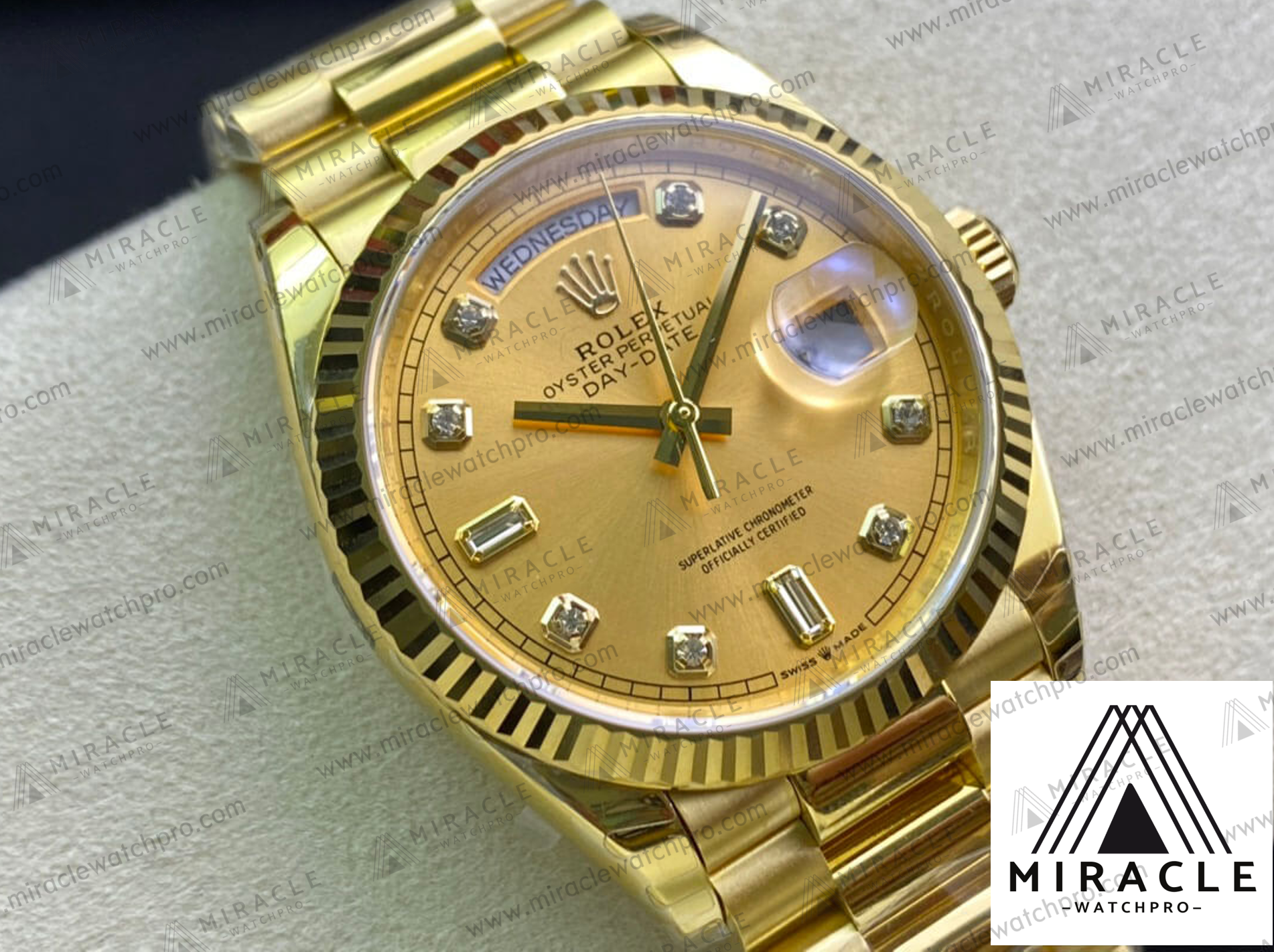 ROLEX-DAY DATE-ref.M128238-0008-Elite Clone-36mm-Replica Watch