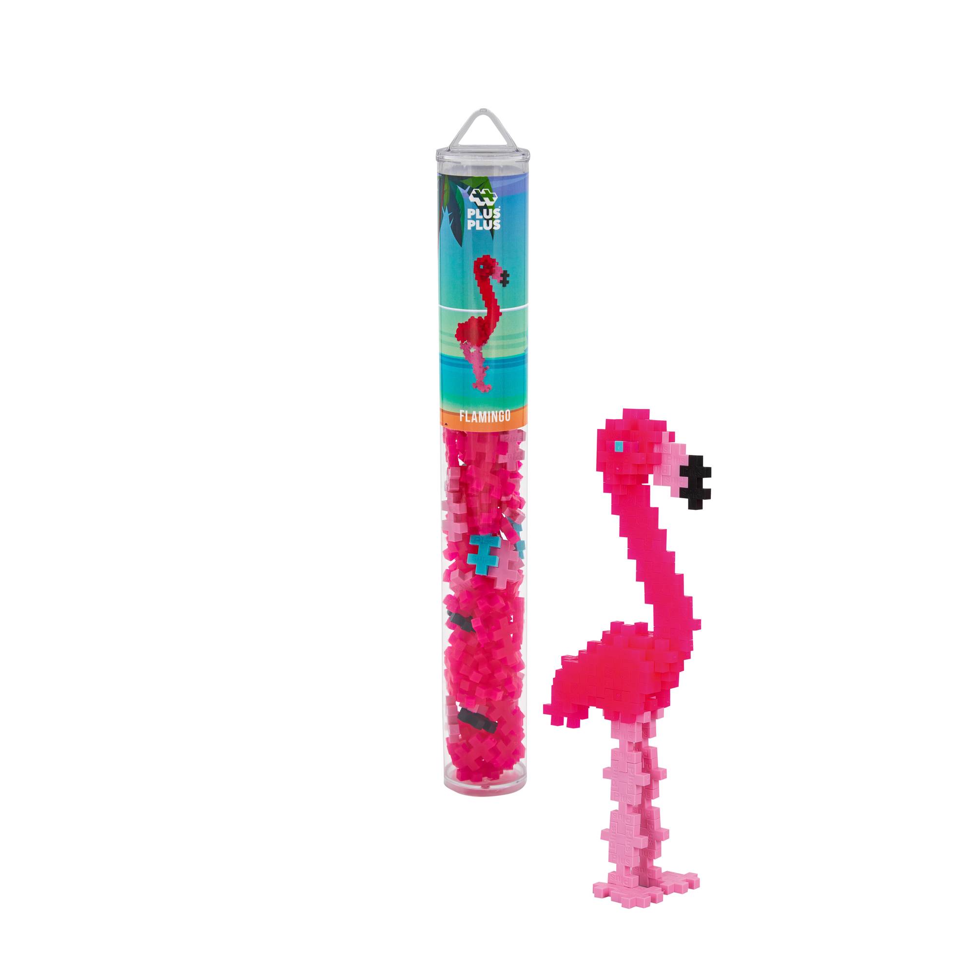 Plus-Plus Flamingo Tube 100 Pieces