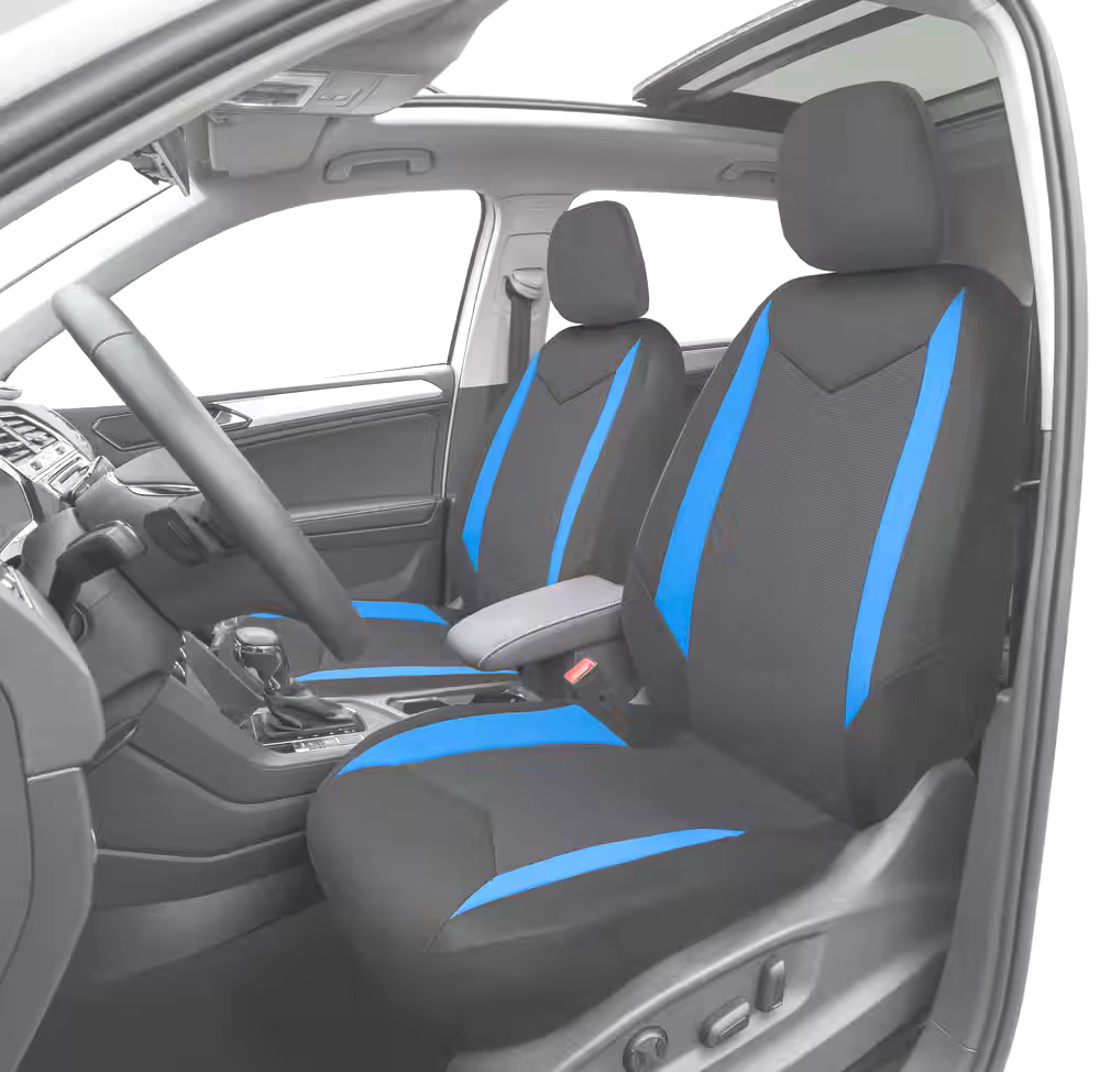 AutoTrends Sports Jacquard Seat Cover, 2-pk