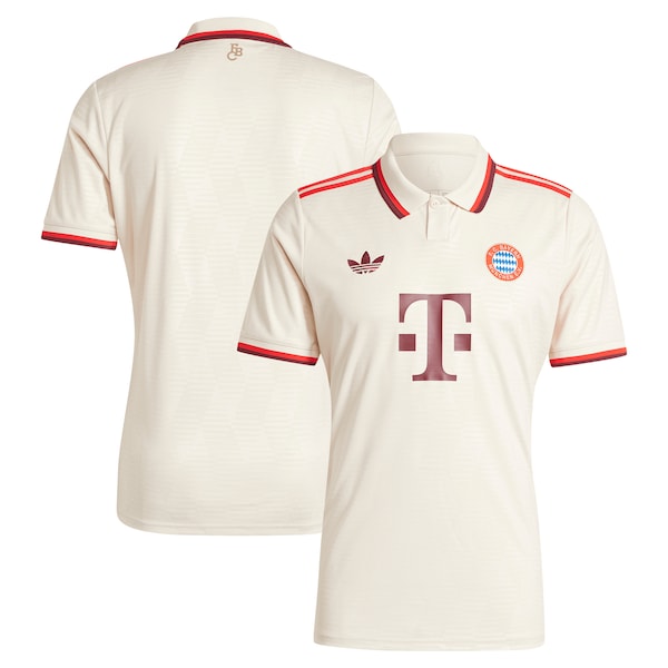 Bayern Munich adidas Originals Youth  2024/25 Third Replica Jersey - Cream