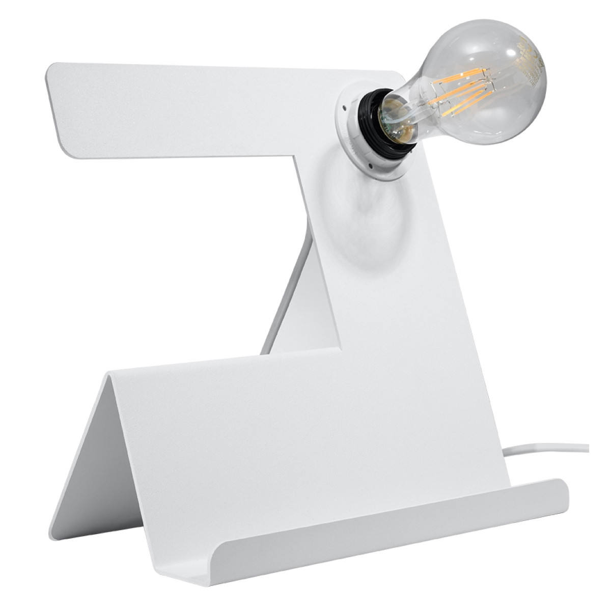 Lampka biurkowa PENDIO biały 1xE27x60W wym:17x25x25cm IP20 Pure Lume