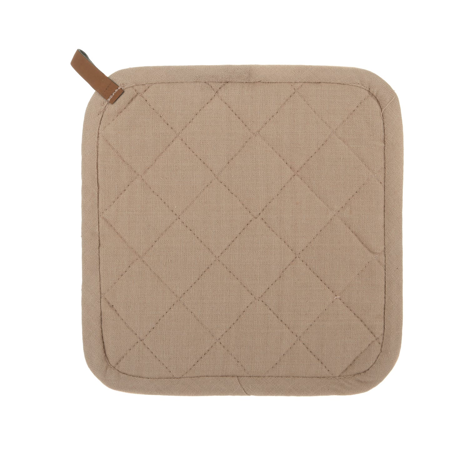 Presina quadrata 20x20 cm beige in cotone