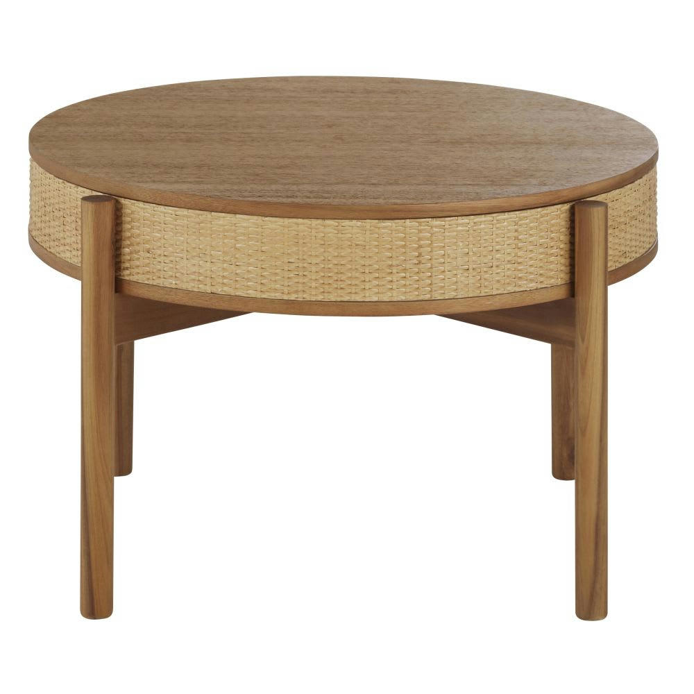 Tarifa - Table basse ronde tressage en rotin