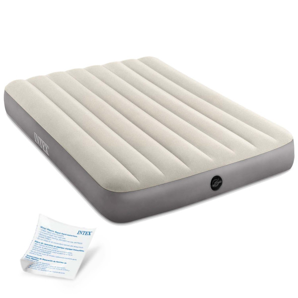 Materac dmuchany Intex welurowy 191x137x25cm 64102
