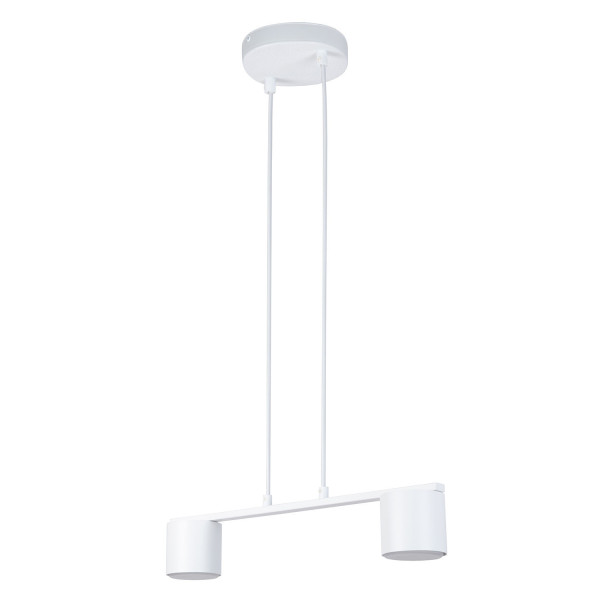 Lampa wisząca biała MILA 2xGX53x12W wym: 100x46x14 cm Sigma Lighting