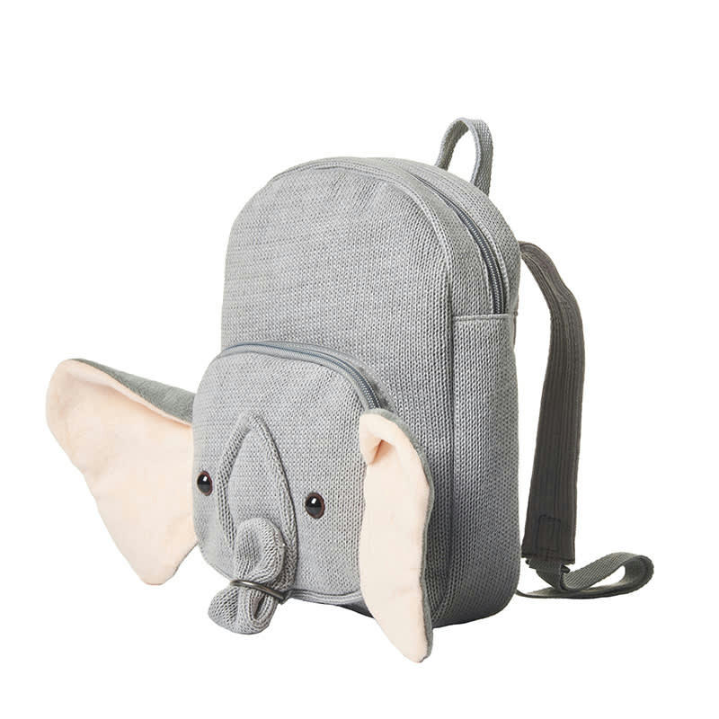MOCHILAS - Sac à dos 100% coton éléphant gris