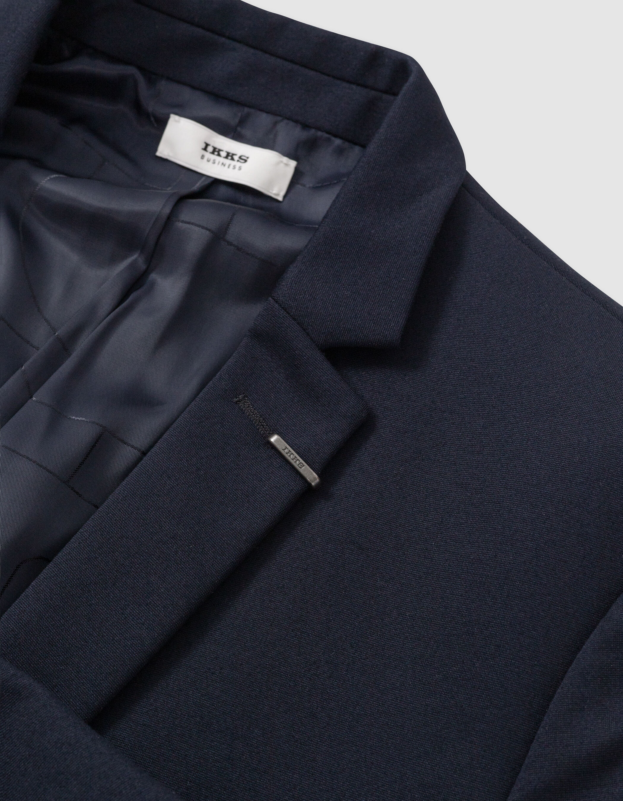 Veste de costume SLIM marine maille Milano Homme