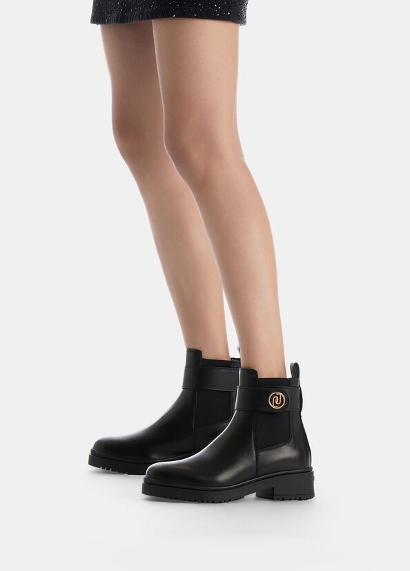 Stivaletti beatles in pelle