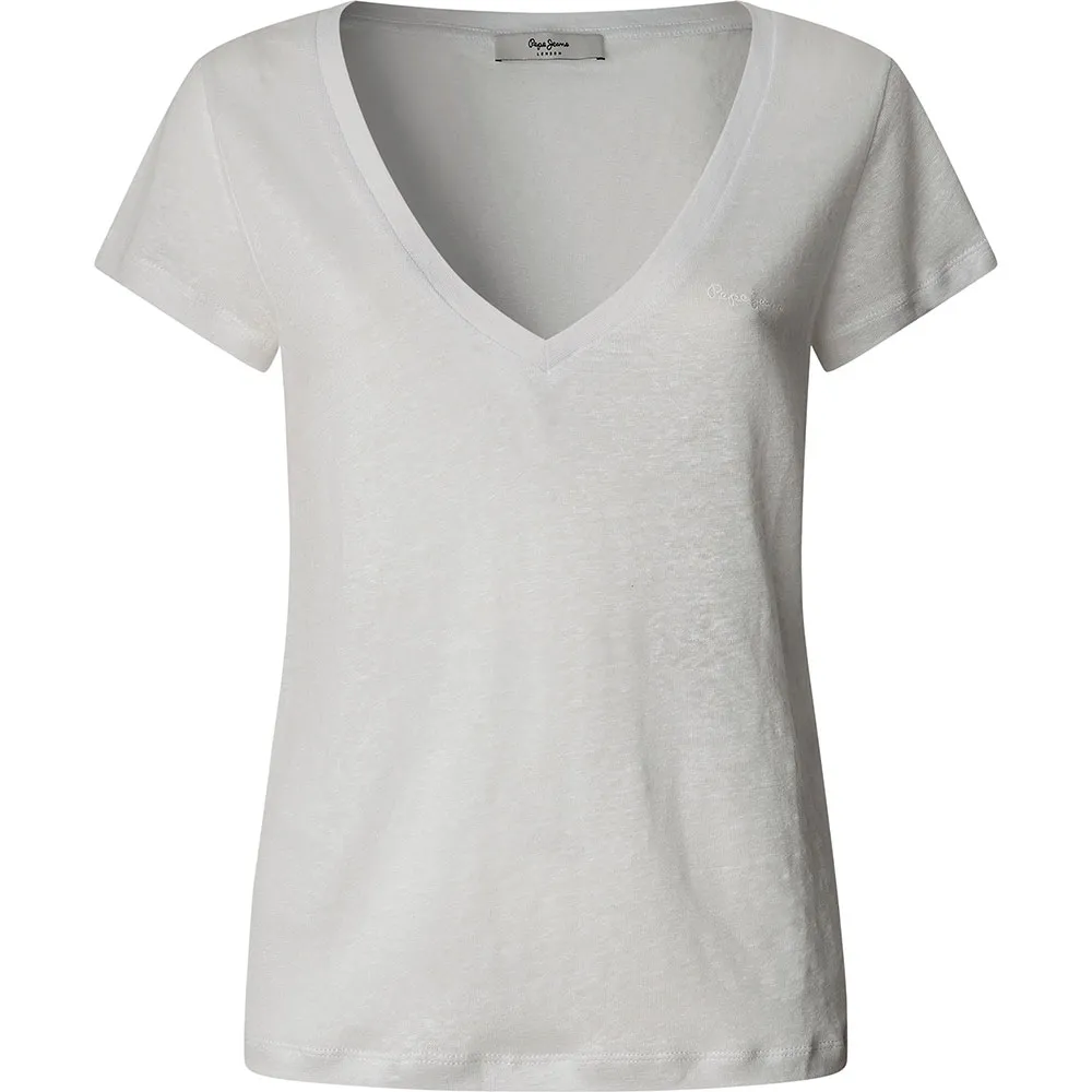 Pepe Jeans Megan short sleeve v neck T-shirt