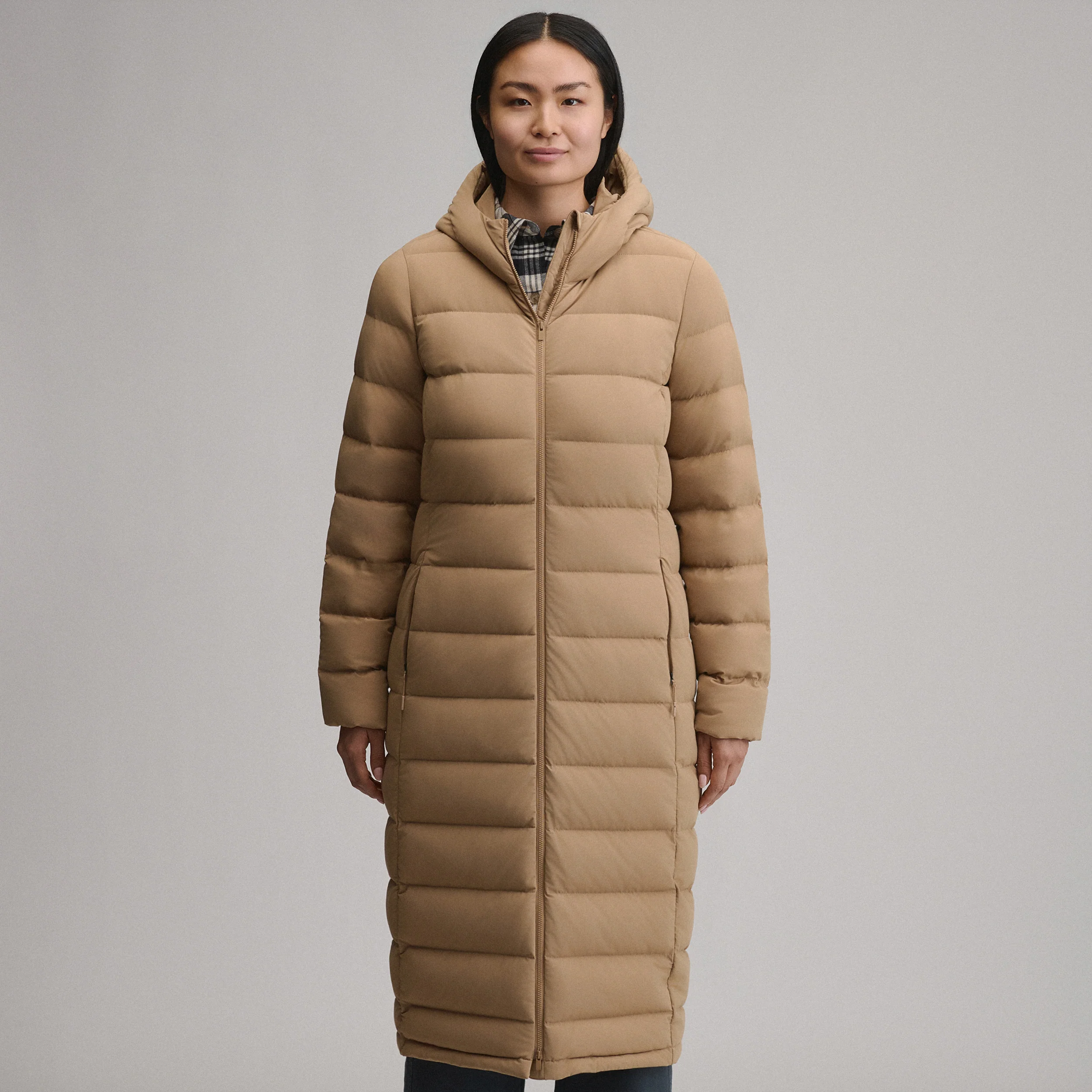 Women's EB Stretch Down Hooded Duffle Coat