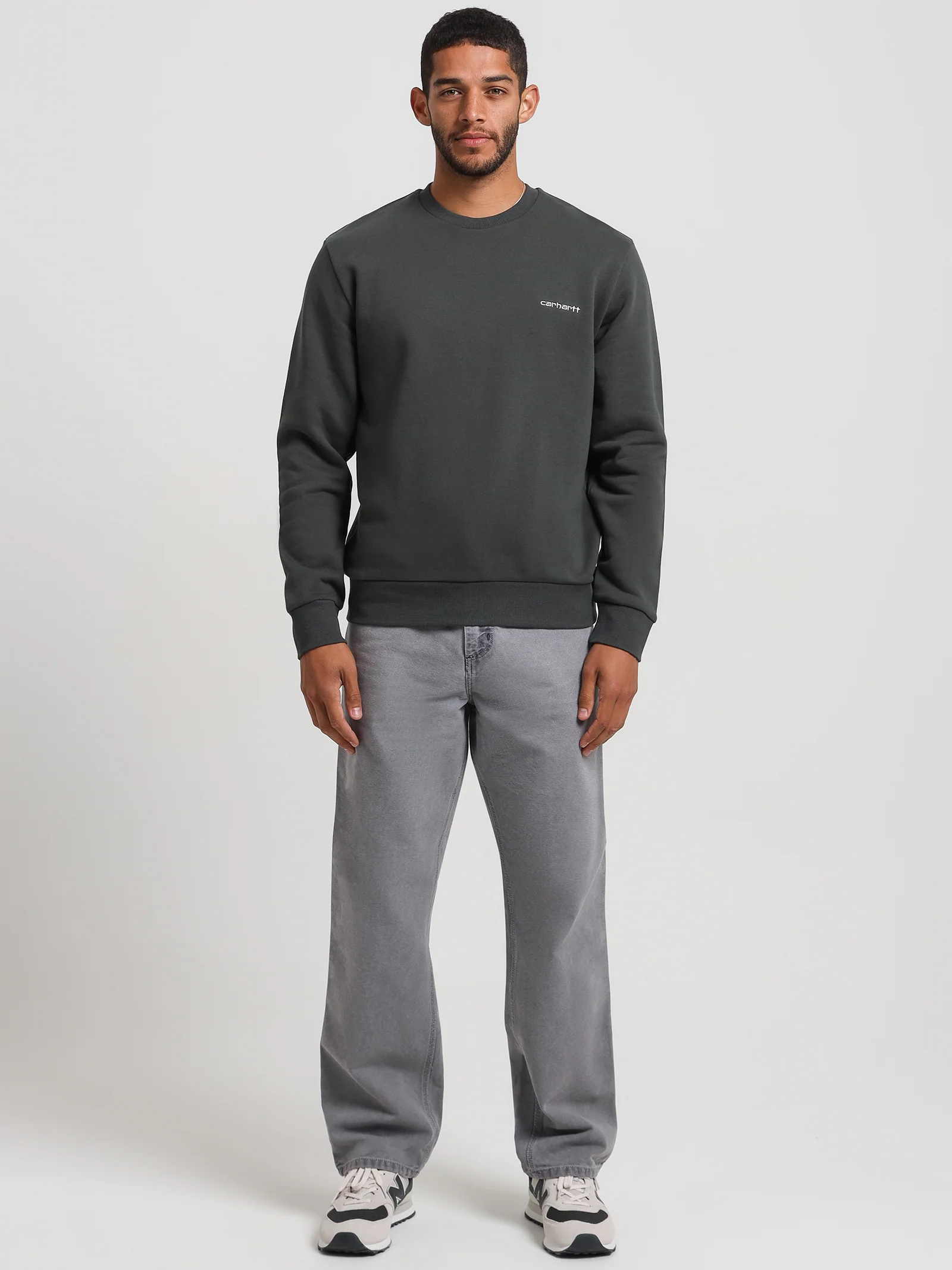 Script Embroidery Sweater