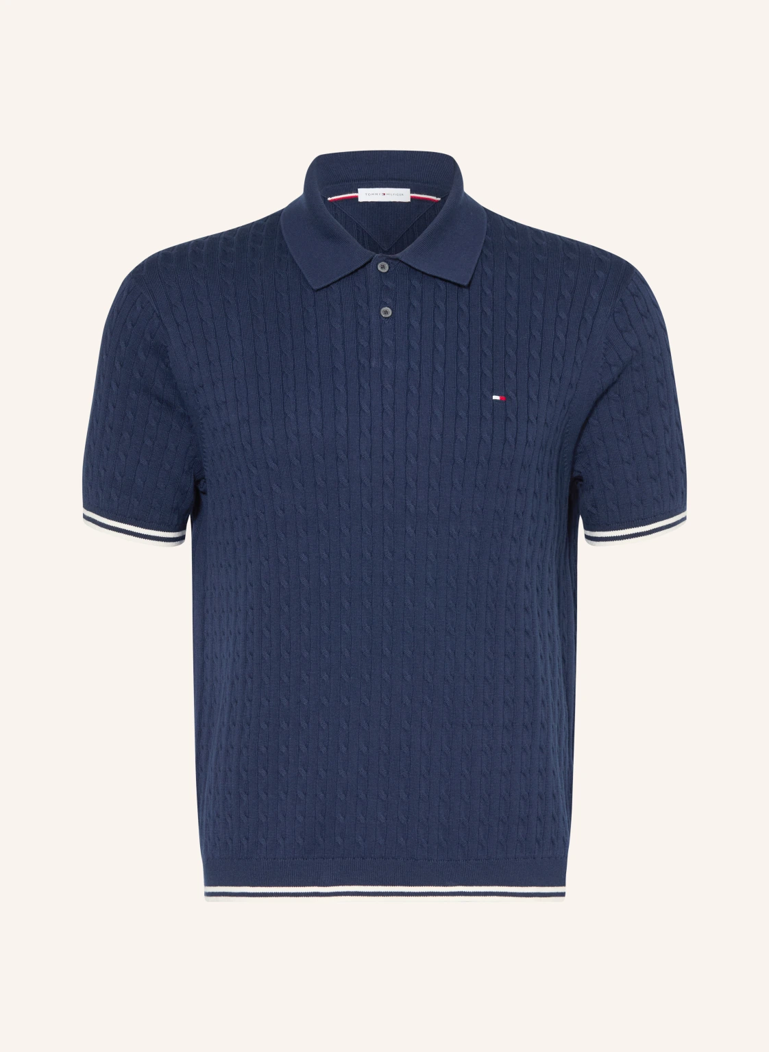 TOMMY HILFIGER Strick-Poloshirt