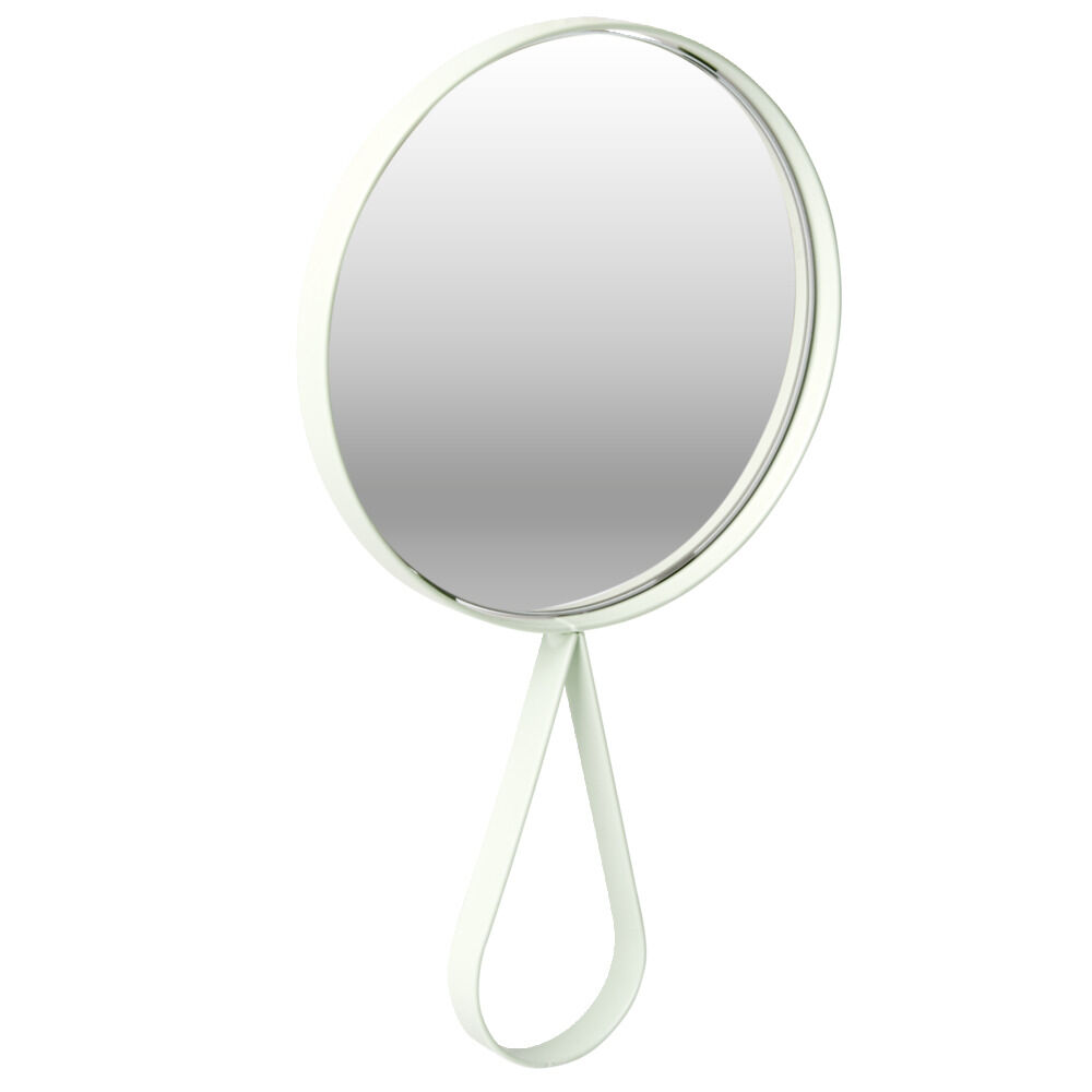 Miroir avec cadre métal rose 14x25cm