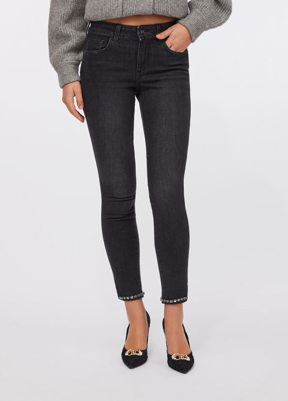 Jeans skinny bottom up