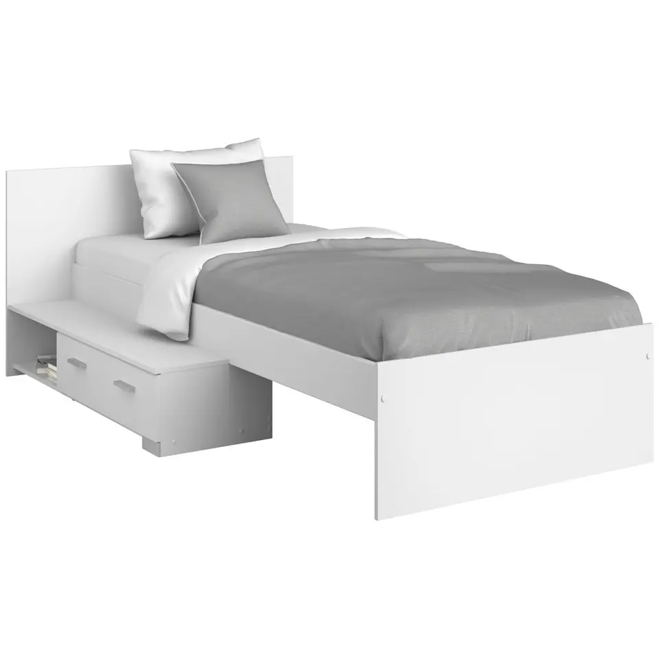 Bed Timo - wit - 90x200 cm