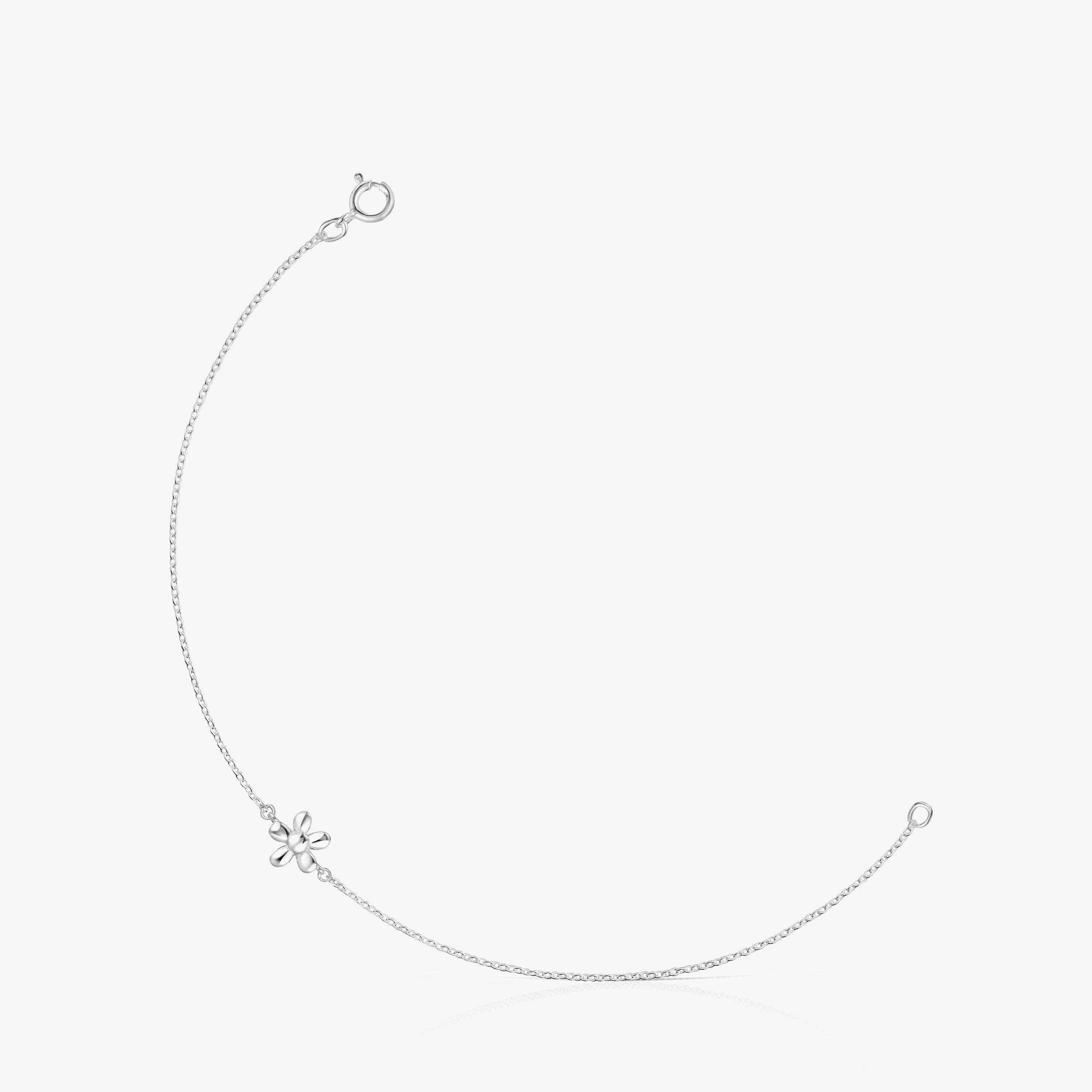 Pulsera cadena flor de plata TOUS Motivos