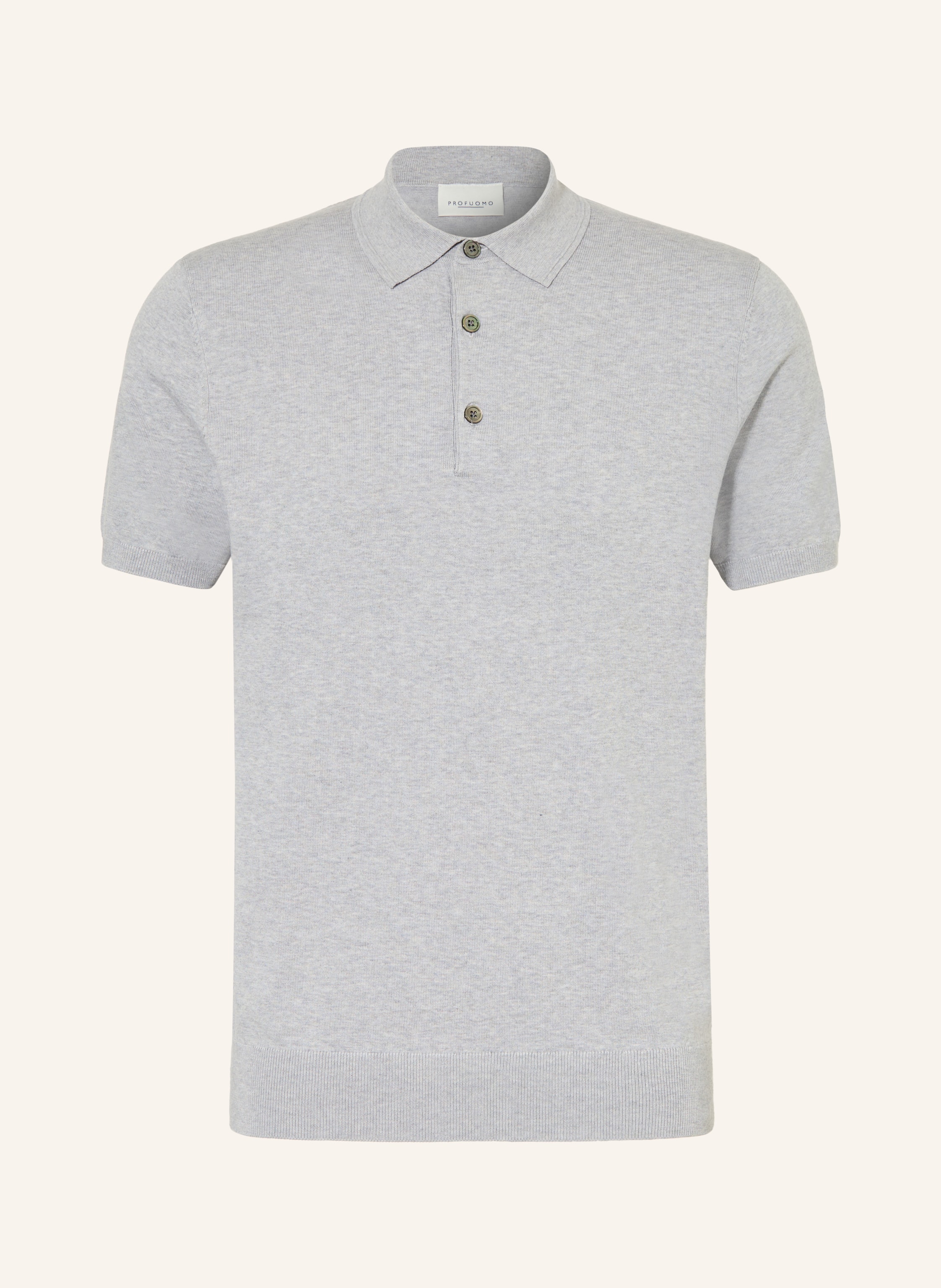 PROFUOMO Strick-Poloshirt