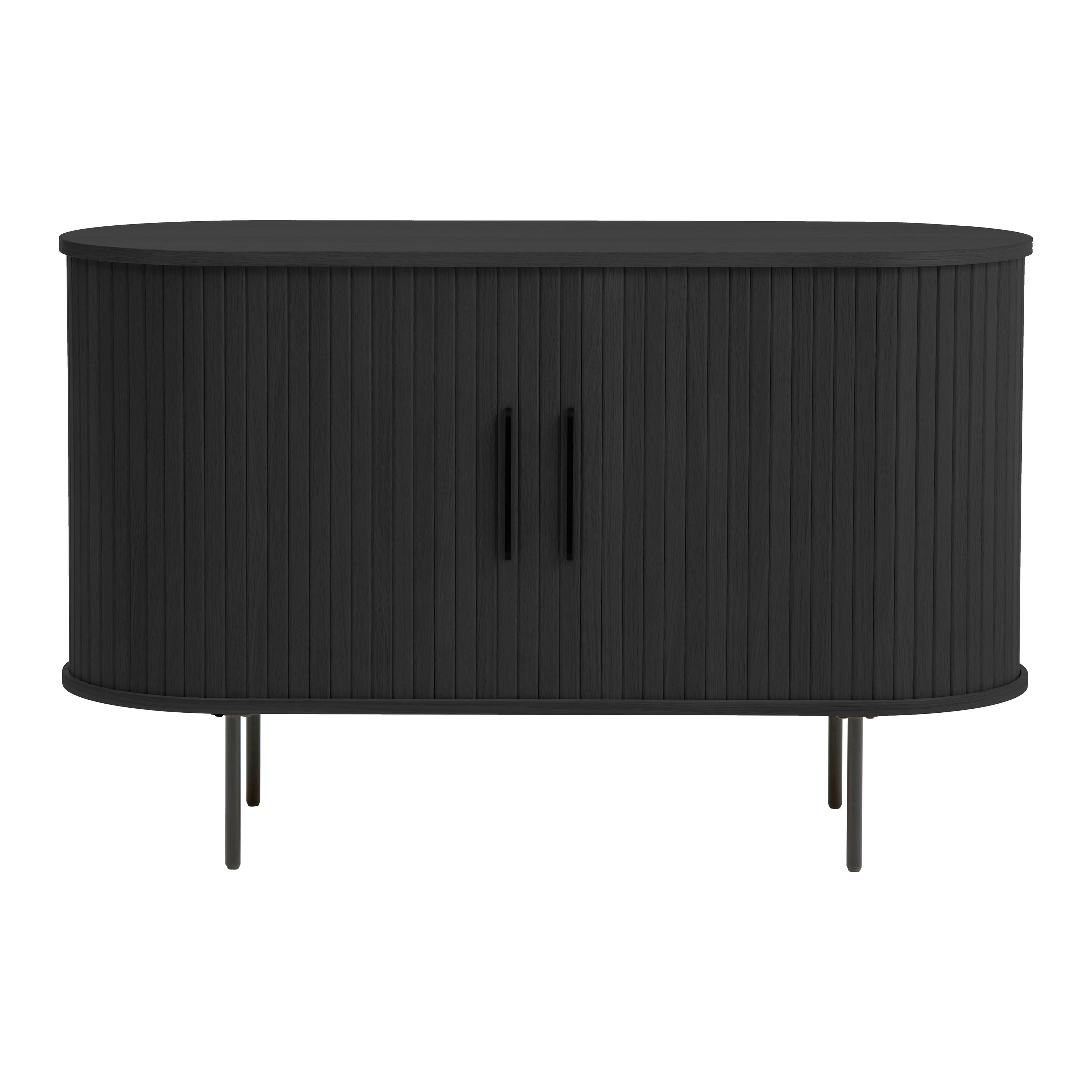 by fonQ Alon Dressoir - B 120 cm - Zwart Eiken