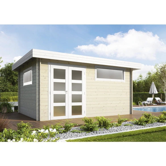 Gartenhaus »Lille«, Holz, BxHxT: 510 x 222 x 337 cm (Außenmaße inkl. Dachüberstand)