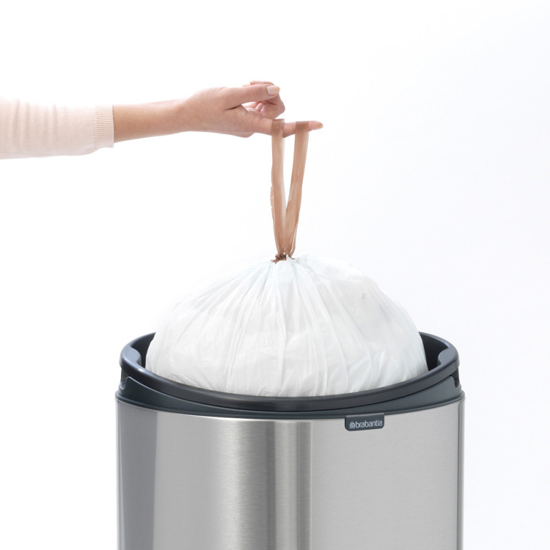 Poubelle Touch Bin acier mat 40 L BRABANTIA