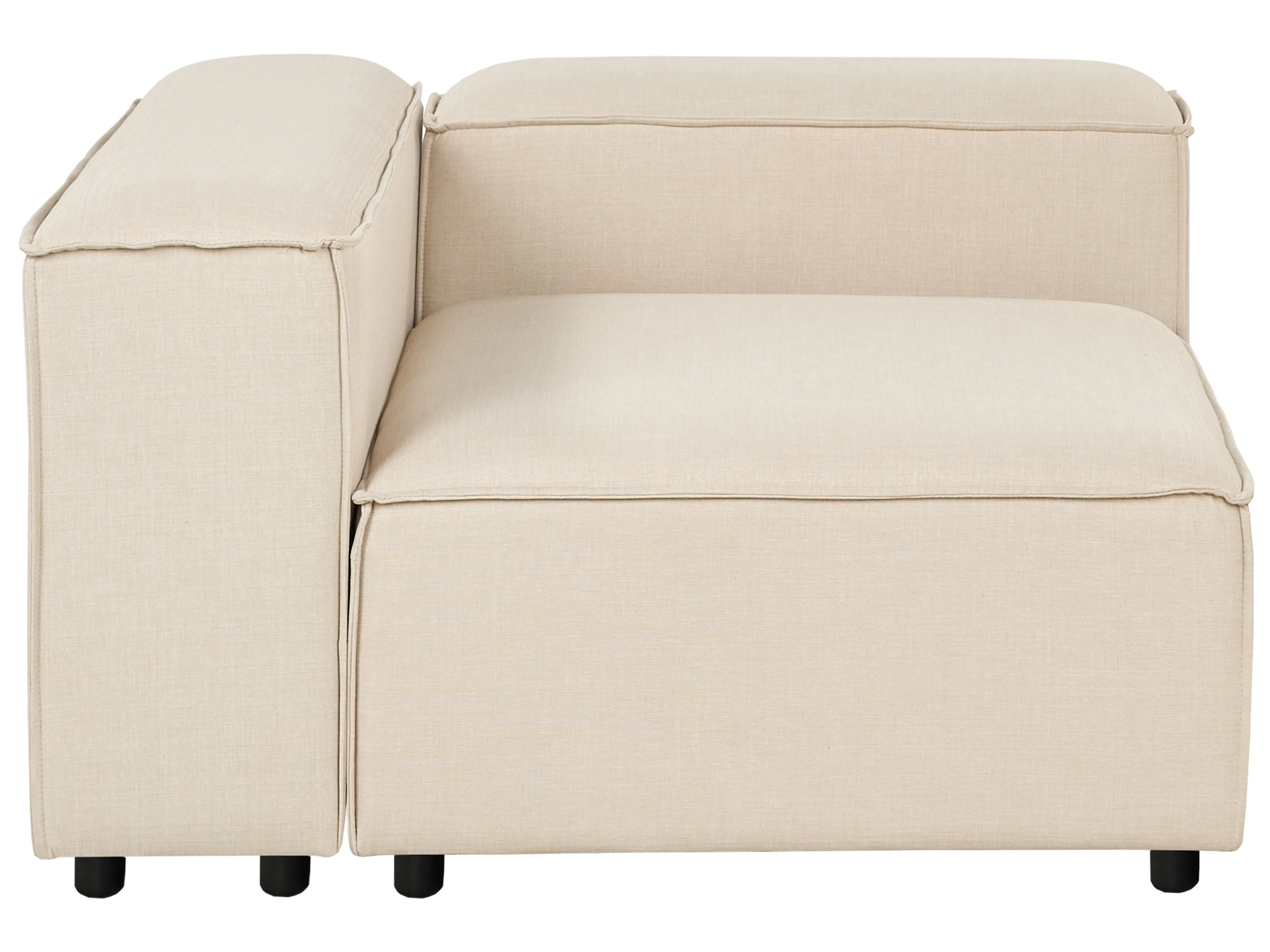 Corner Seat ARDAL Fabric Beige Right Hand