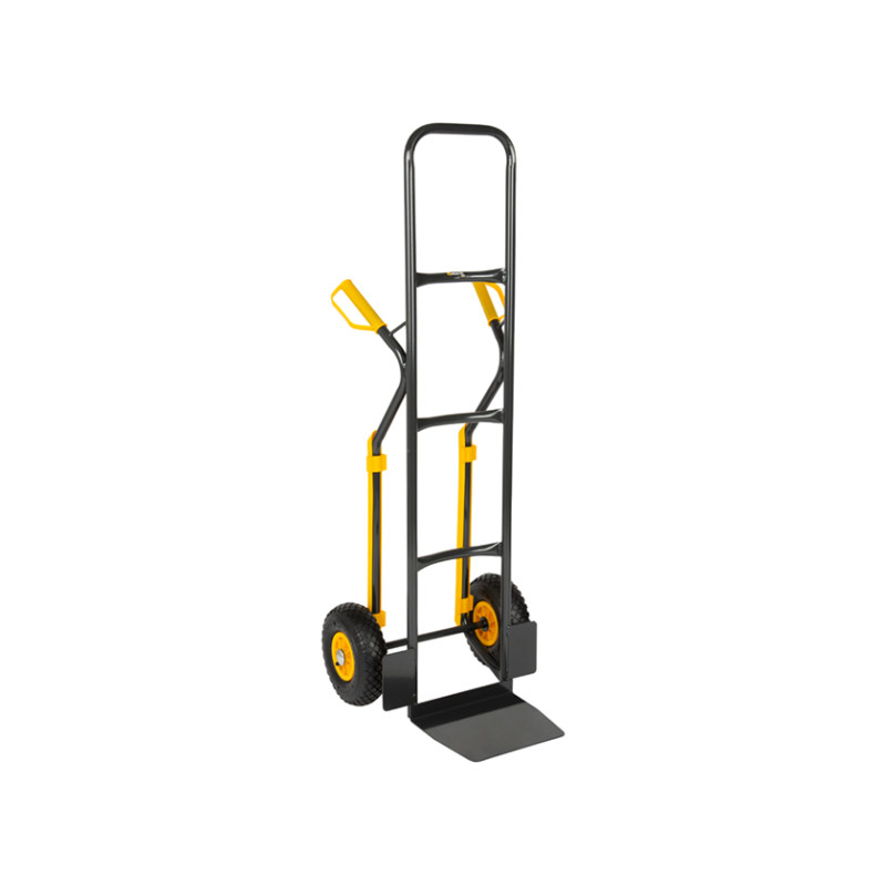 Diable en acier avec appui haut et roues gonflables 200 kg PRACTO TOOLS
