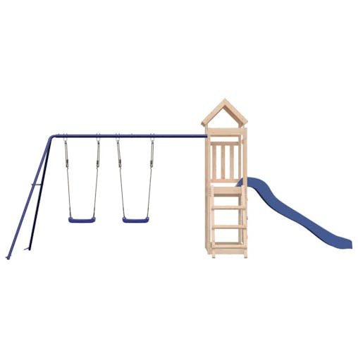 NNEVL Outdoor Playset Solid Wood Pine