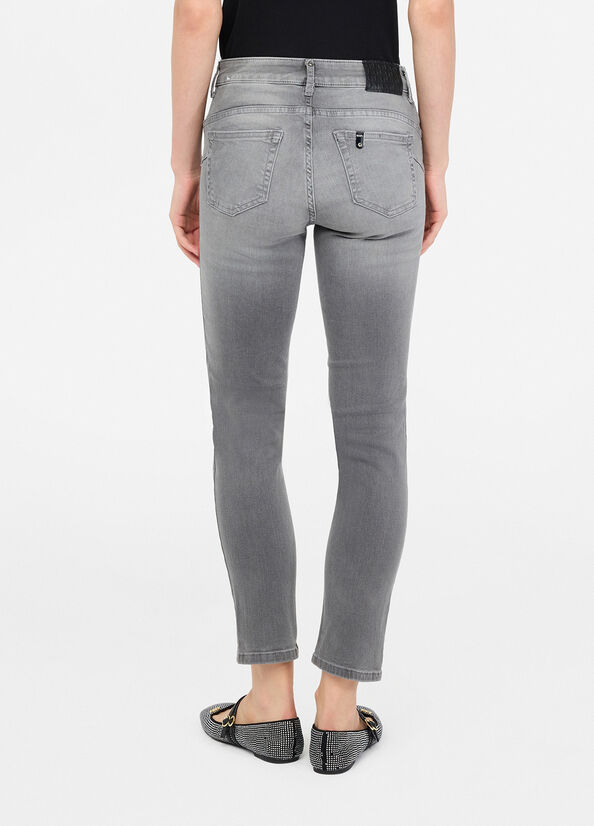 Jeans skinny a vita alta